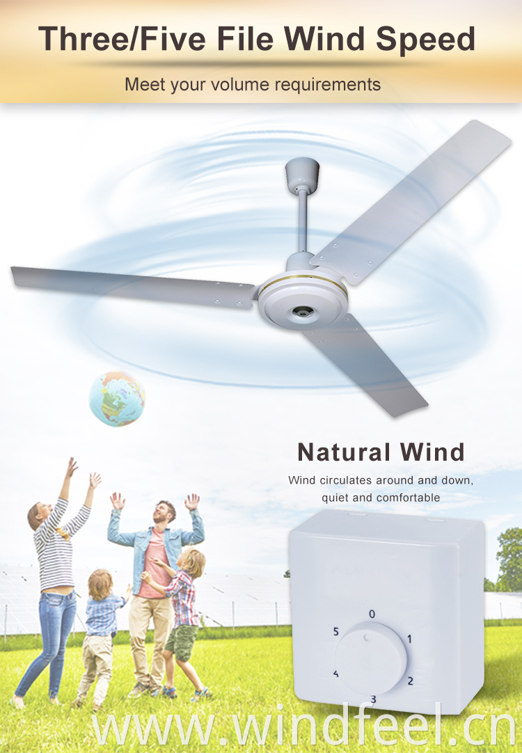 Cheap Price China SMC 56 Inch Ceiling Fan 48 Inch Electric Fan with 100% Copper Motor Pure Aluminum Motor Fans